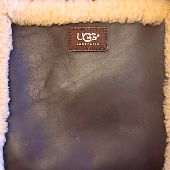 UGG shearling and leather crossbody - Picture 11 of 12